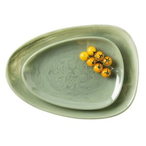 Plateau de service en résine de créateur Luxueux Design artisanal vibrant pour divertir les amis, la famille, l'affichage à la maison 100pcs - Product Image 1