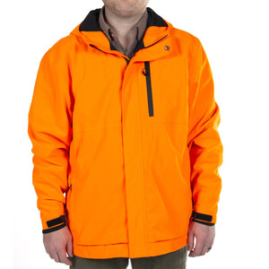 Veste de chasse épaisse à capuche respirante et imperméable pour hommes Orange Winter-Vêtements d'extérieur de haute qualité - Product Image 1