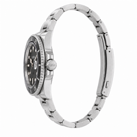 Montre de plongée pour homme avec logo personnalisé OEM, saphir lumineux, étanche 200 m, acier inoxydable, mouvement automatique NH35, montre mécanique pour homme 004