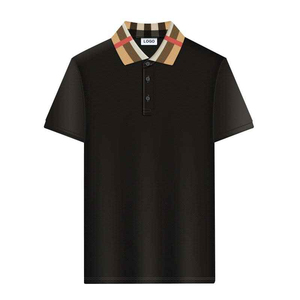 เสื้อโปโลแขนสั้นผู้ชายผ้าฝ้ายลำลองสำหรับฤดูร้อน สีพื้น เนื้อผ้าเจอร์ซีย์น้ำหนักเบา สไตล์สตรีทแวร์ ไซส์ใหญ่ ลายพิมพ์ รับผลิตแบบ OEM - Product Image 1