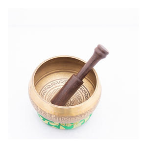 Cuenco tibetano martillado a mano con mazo de madera y almohada de seda Comprar a buen precio Cuenco para cantar - Product Image 2