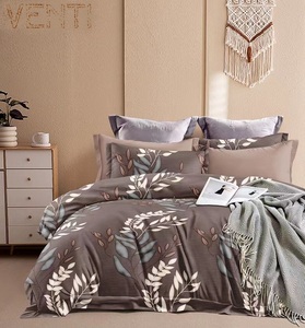 Soft Touch Elite Printed Stripe Fitted <b>Flat</b> Sheets 4 PCS Set 2 <b>Pillow</b> Cases Hospital Durable Comfortable Stylish 400TC - Product Image 4