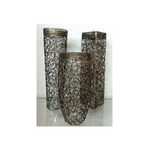 Lot de 3 Vases à Fleurs Modernes Créatifs en Fil de Fer, Différentes Tailles pour Décoration de Table, Événements de Mariage - Product Image 1