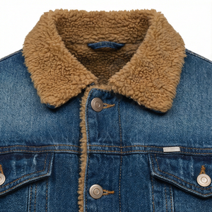 Chaqueta Vaquera de Invierno Personalizada para Hombre, con Botones, Color Verde Menta Sólido, Estilo Casual, a la Moda, Resistente, Ropa de Calle - Product Image 4