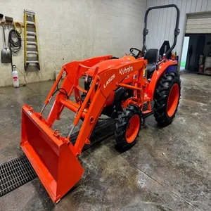 Compre tractor Kubota L2501 4x4 usado de granja agrícola de primera calidad con accesorio de cargador frontal en stock para bajo descuento - Product Image 1