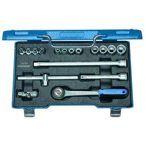 ชุดเครื่องมือประแจบล็อก Gedore 3/8 นิ้ว 17 ชิ้น - Product Image 1