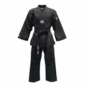 Uniforme de combat de Taekwondo pour hommes, uniforme de boxe, uniforme de Taekwondo pour hommes, uniforme de karaté en sergé - Product Image 4