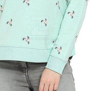 Sudaderas transpirables de manga larga para mujer, sudaderas de gran tamaño para mujer, sudaderas 100% de algodón para mujer - Product Image 5