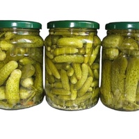 Ingeblikte komkommer - Gezouten komkommer - Gezouten groenteproduct - Exportproduct van geconserveerde groenten