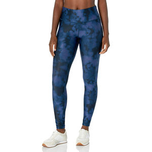 กางเกงโยคะออกกำลังกายเอวสูงสำหรับผู้หญิงกางเกงเลคกิ้งพิมพ์ลายออกแบบได้ตามต้องการแฟชั่นใหม่ - Product Image 1