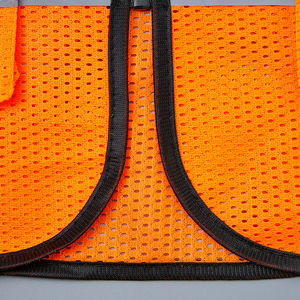 Chaleco reflectante transpirable personalizado para la construcción Ropa de seguridad conveniente con bolsillos - Product Image 4
