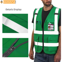 Gilet tactique pour homme prêt à être expédié |   SAMAVIA Vêtement d'extérieur multi-poches imperméable et respirant pour la randonnée et la pêche en été