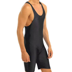 Vêtements de lutte collants de lutte entièrement Sublimation vêtements de sport produit chaud hommes maillots de lutte à séchage rapide respirant OEM - Product Image 5