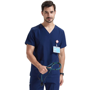Conjunto ultraligero de uniforme médico de enfermera para mujeres, hombres, Hospital, Doctor, ropa de trabajo, tela de popelina, traje quirúrgico veterinario - Product Image 1