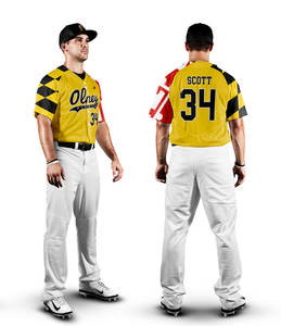 Ensemble d'uniformes de baseball de performance personnalisables Production OEM respirante avec impression par sublimation pour les tailles jeunes et adultes - Product Image 4