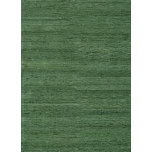 Tapis en laine faits main Cera Green Tra-14440, style bohème haut de gamme pour la maison, la chambre, l'entrée, le salon, couleur unie, rectangulaire, tufté à la main - Product Image 1