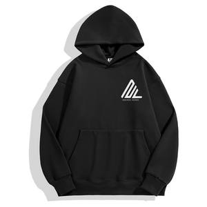 Wholesale COtton <b>Fleece</b> Custom 400G <b>Men's</b> Hoodie Trend Double Zipper Solid Color Hooded <b>Jacket</b> Heavyweight Sweatshirt Hoodies - Product Image 1