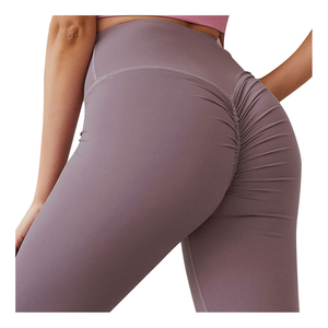 OEM y ODM de cintura alta levantamiento de glúteos entrenamiento gimnasio Fitness Yoga pantalones Legging Yoga deportes moda Casual Leggings para mujeres - Product Image 1