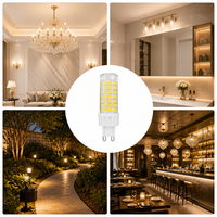 Ampoule LED G9 en céramique à économie d'énergie de haute qualité, 6W, 650LM, 360 degrés, AC220V, pour chambre à coucher, pour lustre, pour applique murale