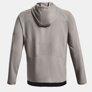 Custom <b>Waterproof</b> Canvas Men Windbreaker <b>Jacket</b> with Stand Collar Winter Fashionable <b>Long</b> Sleeve Custom Design Front Logo Hooded - Product Image 2