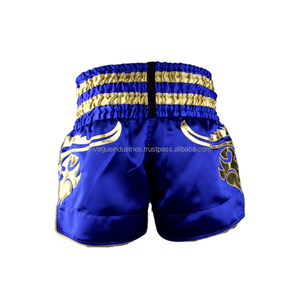 กางเกงมวยไทย MMA ผ้าซาติน ระบายอากาศ น้ำหนัก 220 กรัม แบบยูนิเซ็กซ์ พิมพ์ลายแบบซับลิเมชั่น ปักลาย สำหรับฝึกซ้อมคิกบ็อกซิ่ง ขายดี - Product Image 1