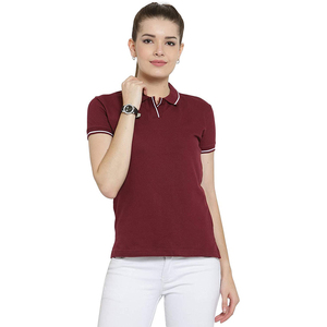 เสื้อโปโลแขนสั้นสำหรับผู้หญิงใส่วิ่งออกกำลังกายรัดรูประบายอากาศได้ดีใส่สบาย - Product Image 1