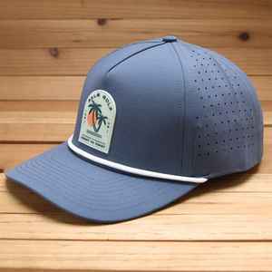 Custom 3D Embroidered Puff Printed Unisex Sporty Dobby Dot Argyle Fruit Pattern 100% Cotton Common Snapback Fitted Caps - Product Image 3