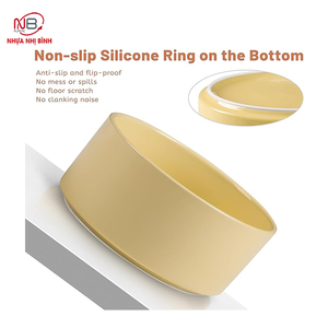 ชามอาหารสัตว์เลี้ยงพลาสติกกันลื่นเป็นมิตรกับสิ่งแวดล้อมเป็นมิตรกับสิ่งแวดล้อมเครื่องให้อาหารสไตล์เรียบง่ายสำหรับแมวและสุนัข - Product Image 2