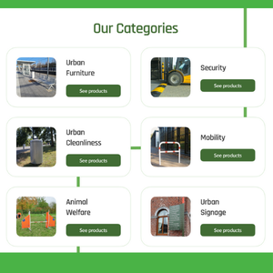 ANDROMEDE 50L Muebles urbanos de aluminio fundido Cubo de basura Cenicero Diseño triangular básico Estructura incorporada para recolección de basura - Product Image 5