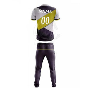Uniforme de Cricket OEM 2025, Jersey y Pantalones, Logotipo Personalizado al por Mayor, Transpirable, de Secado Rápido, 100% Poliéster - Product Image 3
