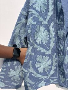 Venta caliente indio hecho a mano Suzani bordado chaqueta mujer corta Suzani algodón chaqueta tamaño libre personalizable Suzani abrigo - Product Image 5