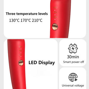 Brosse à <span class=keywords><strong>Barbe</strong></span> Chauffage Rapide Portable, Mini Peigne <span class=keywords><strong>Lisseur</strong></span> Ionique pour Hommes et Femmes - Product Image 5