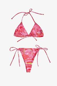 Conjuntos de bikini de sublimación para mujer con diseño totalmente personalizado, ropa de playa multicolor, conjunto de bikinis con estilo a precio asequible para mujer - Product Image 4