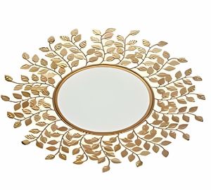 Best Selling Modern Style Indian Iron <b>Round</b> Shape <b>Hanging</b> Glass <b>Mirror</b> Decorative Metal Wall Decor From Indian Style Modern Iron - Product Image 1