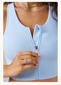 Chaleco de soporte de alto impacto personalizado para mujeres de talla grande, Sujetador deportivo transpirable para Yoga y Fitness, a prueba de golpes, para correr, gimnasio, deportes simples - Product Image 6