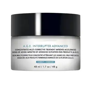 A.G.E. INTERRUPTER ADVANCED ADVANCED GLYCATION END-PRODUCTS CONCENTRATED MULTI-CORRECTIVE TREATMENT IMPROVES ACCELERATED