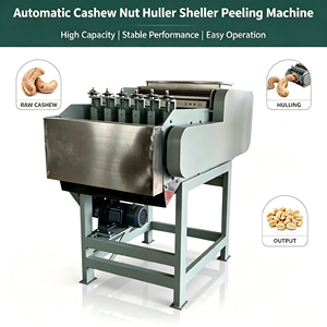 Máquina Automática para Descascarar Nueces de Anacardo, Equipo para Pelar Anacardos con Control PLC para Procesamiento de Frutos Secos, Capacidad de 30-600 kg/h - Product Image 1
