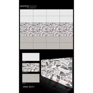 Diseño Beige Stone Look 12x24 30x60cm 300x600mm Azulejos de pared de cerámica Acabado mate Figura de mármol para decoración de interiores - Product Image 4