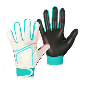 Gants de gardien de but de football FLASH GEAR avec logo personnalisé, doigts complets, à enfiler, imperméables, extensibles, antidérapants, en polyester - Product Image 1