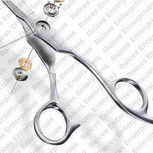 Ciseaux de coiffeur de qualité supérieure avec étui en cuir Nouvelle arrivée Ciseaux de coiffeur à usage domestique en basse quantité minimale de commande - Product Image 3