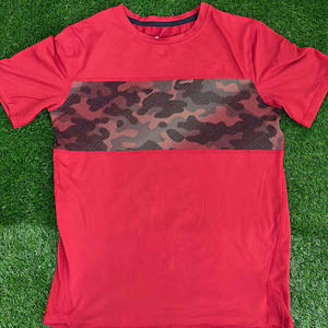 T-shirts col rond personnalisés pour hommes T-shirt en coton uni de haute qualité pour hommes - Product Image 1