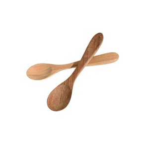 Ensemble de cuillères de cuisine en bois faites à la main, prise en main douce, durables, résistantes à la chaleur, ustensiles écologiques pour le mélange et le service quotidiens - Product Image 1