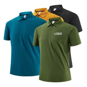 Gran oferta, Polo en blanco de alta calidad con tacto refrescante, polo deportivo bordado personalizado, camisetas polo de punto seco para hombre - Product Image 6