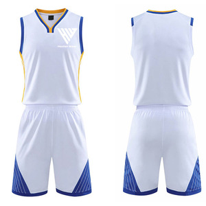 Ensemble de maillots de basket-ball à séchage rapide pour hommes et vêtements d'équipe, couleur unie personnalisable et coupe confortable - Product Image 4