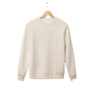 Sweat-shirt en coton biologique tricoté avec logo sur le devant, vêtement de détente pour femmes, hiver, écologique - Product Image 2