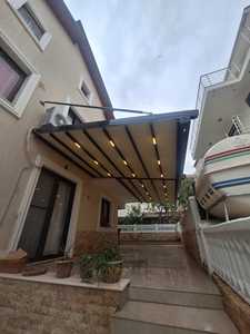 SISTEMA DE PERGOLA RETRÁCTIL Moderna Pérgola de Aleación de Aluminio con Toldo para Exteriores, Gazebo, Techo de Sombra para Villa, Balcón, Terraza - Product Image 1