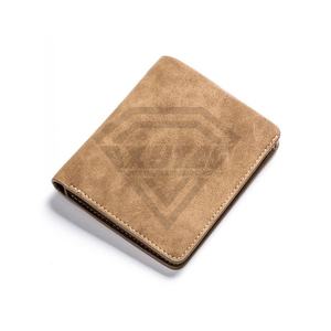 Porte-cartes mince en cuir fait main de haute qualité sac de poche souple pour hommes et femmes fermeture ouverte Service OEM - Product Image 2