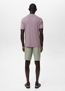 Fabricantes personalizados Ropa Impresión Logo O-cuello Hombres Camiseta de peso pesado Camiseta para hombres - Product Image 6