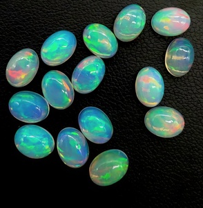 Ópalo Etíope Natural en Cabujón - Ópalo Etíope de Forma Ovalada - Lote de Cabujones Sueltos Lisos Multicolores a Precio de Mayoreo - Product Image 1