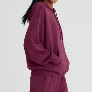 Sudadera con Capucha Deportiva para Mujer, Estilo Nuevo, Color Negro, Transpirable, Talla Grande, para Invierno - Product Image 4